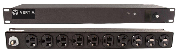 Vertiv Rack PDU - Basic Standard, 1U, 120V, 20A, L5-20P, (10) 5-20R