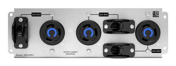 APC SRYLPD7 Backplate Kit with 3 NEMA L6-20R Outlets for Smart-UPS Modular Ultra