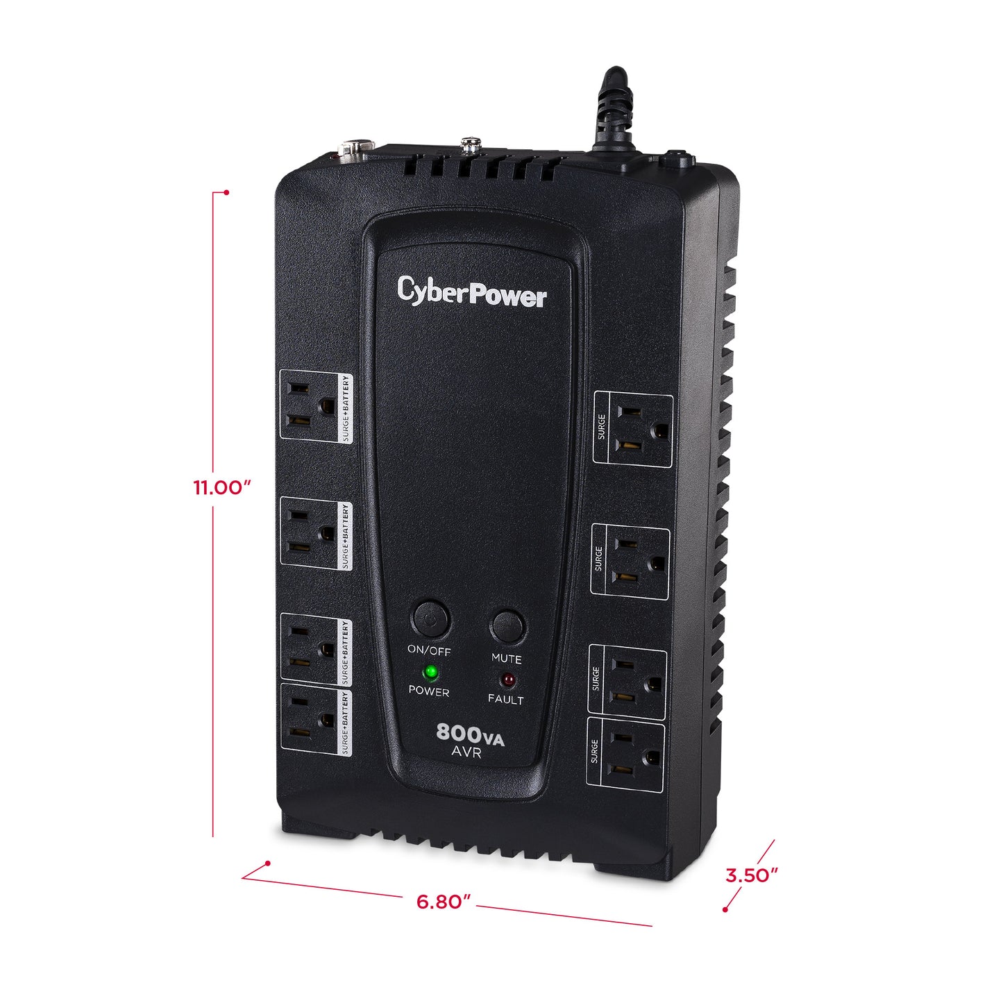 CyberPower CP800AVR 800VA Line Interactive UPS (Mini-Tower) — Feature detail