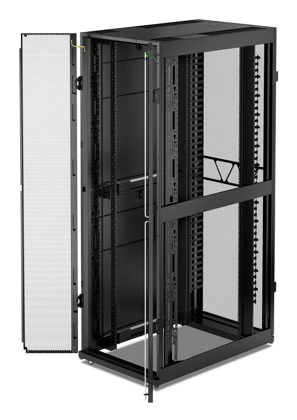 APC NetShelter SX AR3347B2 48U Gen 2 Networking Rack Enclosure, 750 mm W x 1200 mm D, with Sides, Black