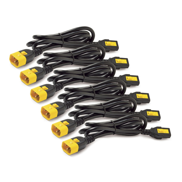 Trousse de cordons d’alimentation APC (6 unités) AP8704S-WW, verrouillable, C13 à C14, 1,2 m