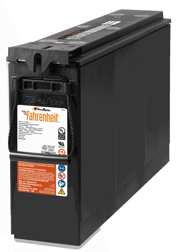 Batterie UPS VRLA 12 V 160 Ah, bornes frontales, Deka Fahrenheit HT150-ET