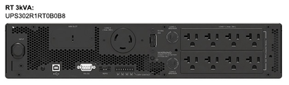 Delta RT Series - DELTA RT-3Kva/2.7kW Double Conversion Online UPS