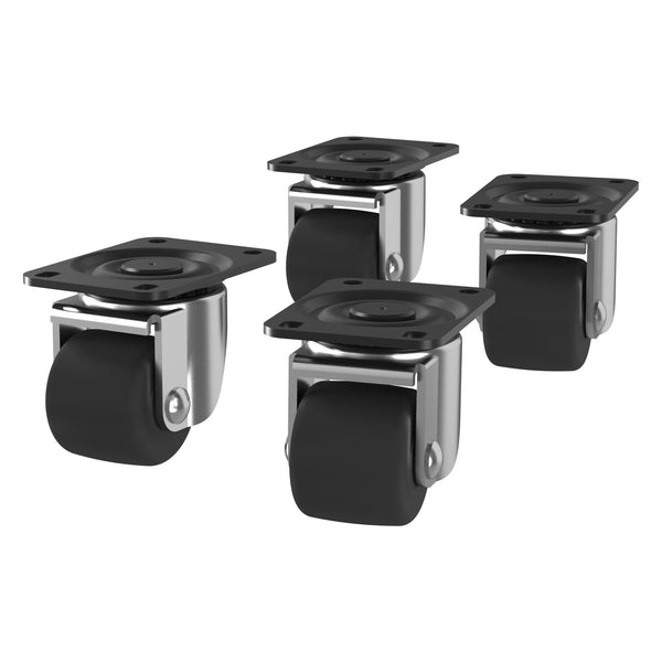 Vertiv VR VRA6024 Caster Kit, Black, 4 Pack