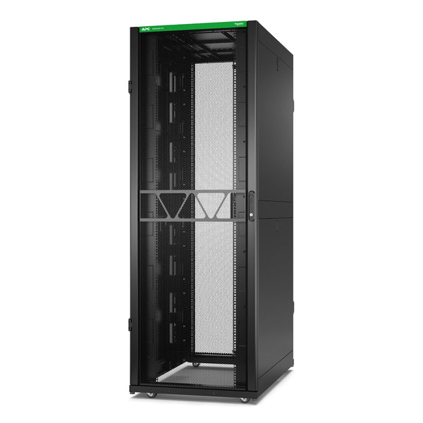 Armoire de baie pour serveurs APC NetShelter SX AR3355B2 45U Gen 2, 750 mm L x 1200 mm P, avec panneaux latéraux, noire