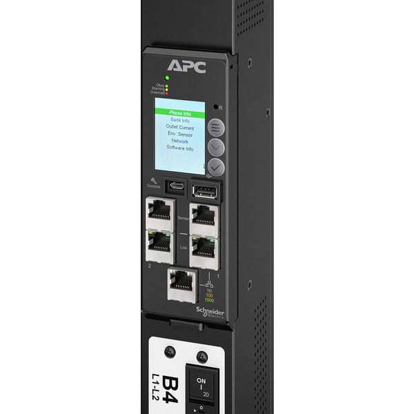 APC Netshelter RACK PDU Advanced, Metered, 3PH, 17.3KW, 208V, 60A, 460P9, 42 Outlet
