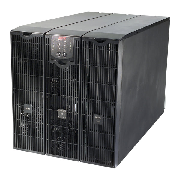 APC Smart-UPS RT 8kVA tour/Rack-mountable UPS - SURT8000XLT-1TF3 - Double Conversion Online UPS, 110 V AC,220 V AC, tour, 120 V AC,208 V AC, Hard Wire 3-wire, Smart-UPS RT, 17.90 Minute, 6.30 Minute, 8 kVA