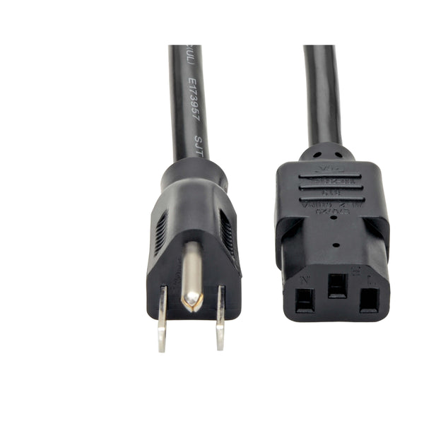 Cordon d’alimentation d’ordinateur Tripp Lite P007-006, NEMA 5-15P à C13, 15 A, 125 V, 6 pi