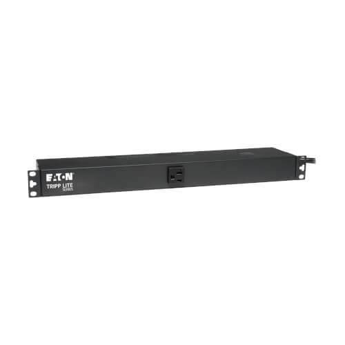 PDU de base Tripp Lite PDU1220T monophasé 120 V 2,4 kW, 13 prises NEMA 5-15/20R, entrée NEMA L5-20P, cordon de 15 pi (4,57 m), 1U pour rack