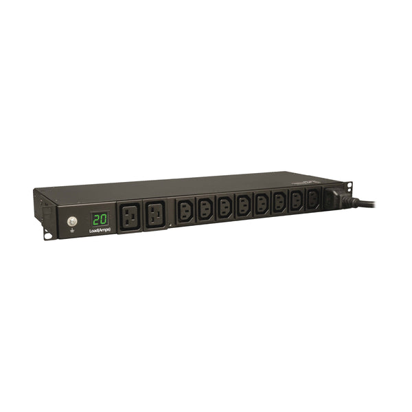 Bandeau d'alimentation (PDU) avec mesure pour rack Tripp Lite PDUMH20HV, 200-240 V, 20 A, fiche NEMA L6-20P, (8) C13 + (2) C19