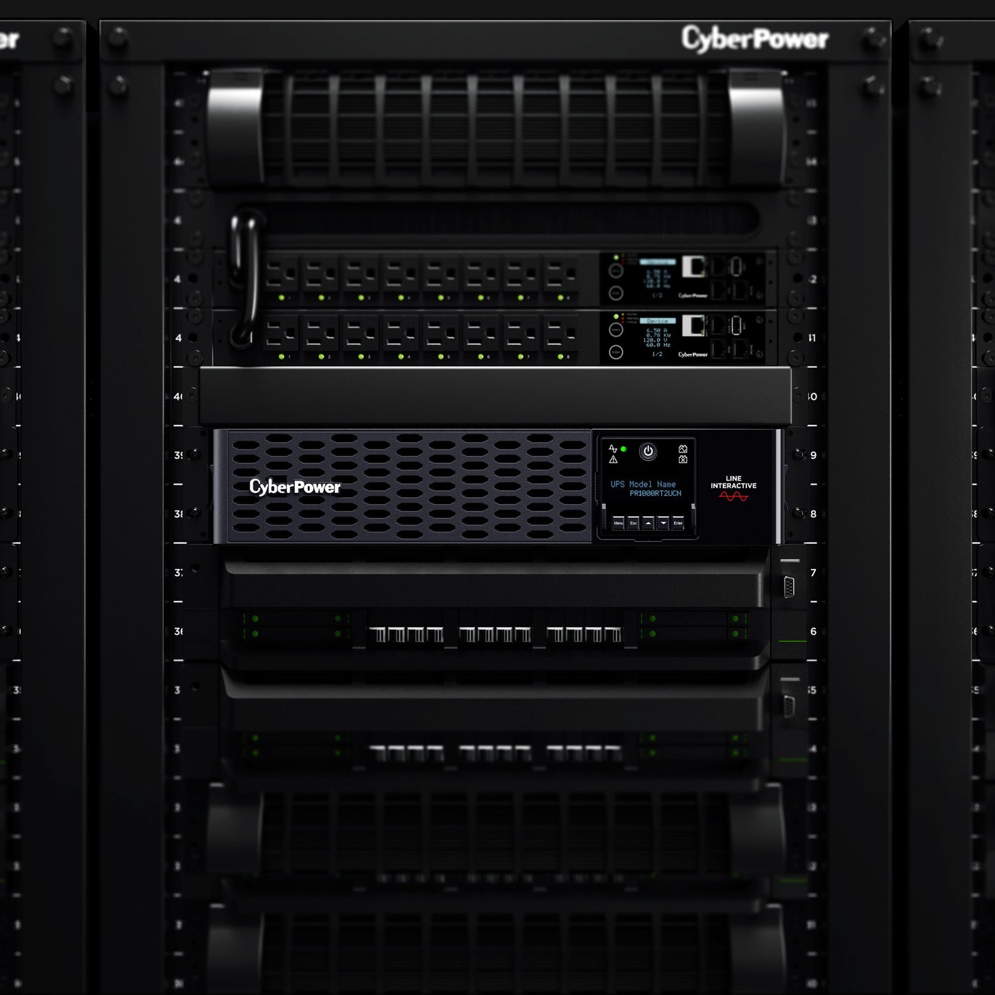 CyberPower PR1000RT2UCN 1000VA / 1000W Line Interactive UPS (Rack/Tower) — Feature detail
