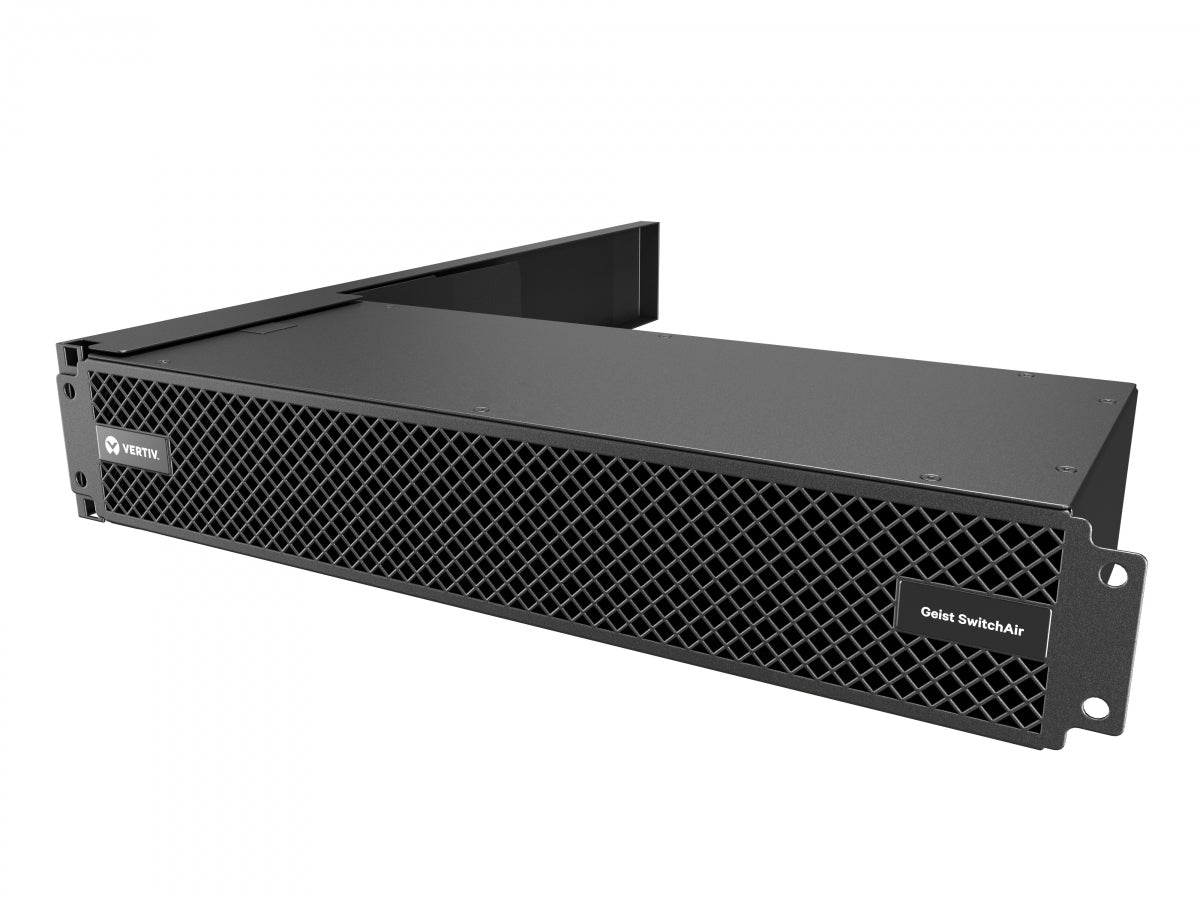 Vertiv SA1-02005 - Passive 2U Airflow Management Device for REAR RACK Mounted 2U Switches with SIDE AIR Intake.