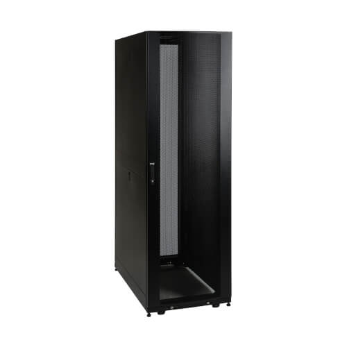 Armoire de baie Tripp Lite SmartRack SR45UBSP1 45U, profondeur standard, portes et panneaux latéraux inclus, emballage sur palette antichoc