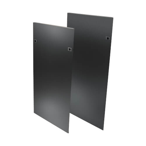 Ensemble de panneaux latéraux à loquets Tripp Lite SmartRack SR52SIDE4PHD pour bâti ouvert à 4 montants 52U, 2 panneaux