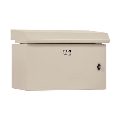 Boîtier industriel mural Tripp Lite SmartRack SRN3RG6U 6U, NEMA 3R, verrouillable, en métal, ventilateur avec thermostat, profondeur de 16,5 po, gris