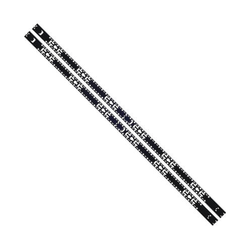 Tripp Lite SmartRack SRVRTBAR48SGL Rack Enclosure Single-Width Vertical Equipment Management Bars, 48U, 1 Pair