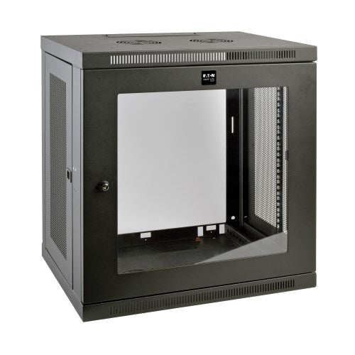 Petite armoire murale Tripp Lite SmartRack SRW12UG 12U, profondeur commutateur, profil bas, fenêtre en acrylique transparent