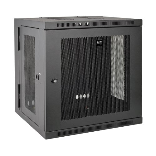 Petite armoire murale Tripp Lite SmartRack SRW12US 12U, profondeur commutateur, profil bas, dos à charnières