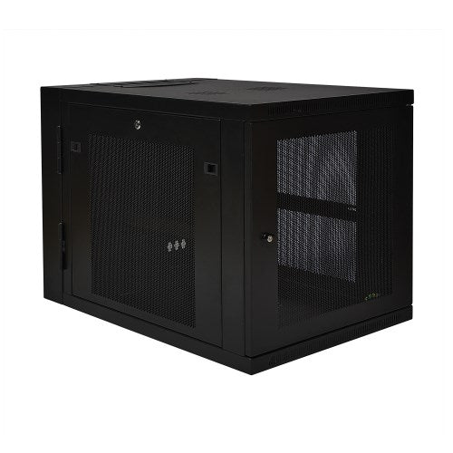 Tripp Lite SmartRack SRW12US33 12U Server-Depth Wall-Mount Small Rack Enclosure, Hinged Back