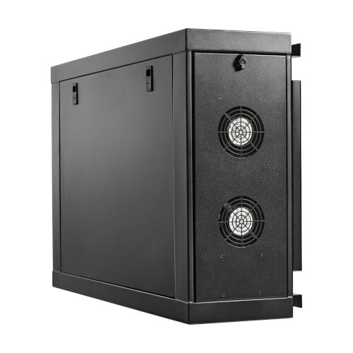 Mini-armoire murale Tripp Lite SmartRack SRW4USM 4U, profil bas, montage latéral, noire