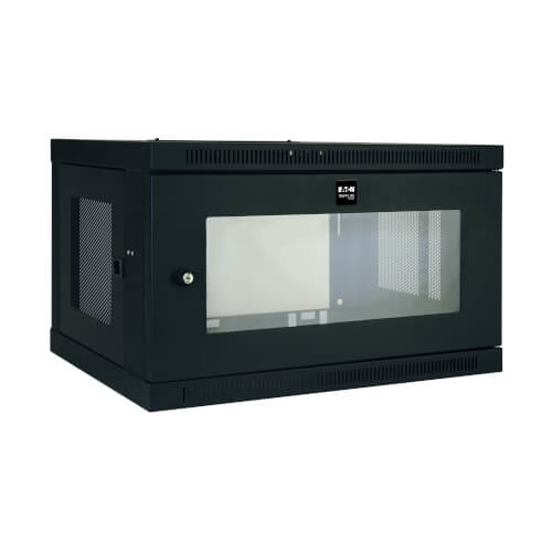 Mini-armoire murale Tripp Lite SmartRack SRW6UG 6U, profondeur commutateur, profil bas, fenêtre en acrylique transparent