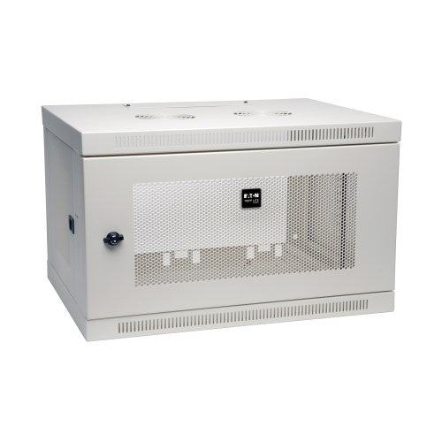 Tripp Lite SmartRack SRW6UW 6U Low-Profile Switch-Depth Wall-Mount Mini Rack Enclosure, White