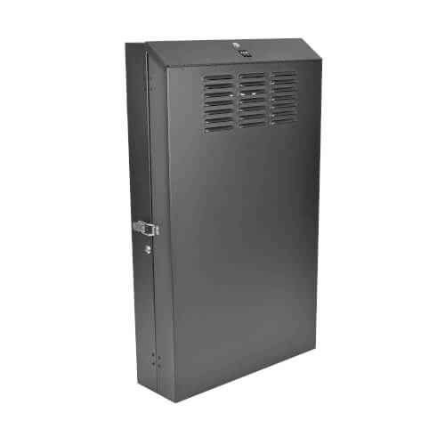 Tripp Lite SmartRack SRWF4U36 4U Low-Profile Vertical-Mount Server-Depth Wall-Mount Rack Enclosure Cabinet