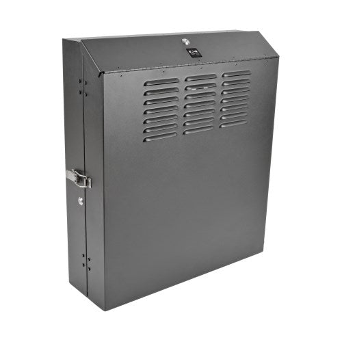 Tripp Lite SmartRack SRWF6U 6U Low-Profile Vertical-Mount Switch-Depth Wall-Mount Rack Enclosure Cabinet