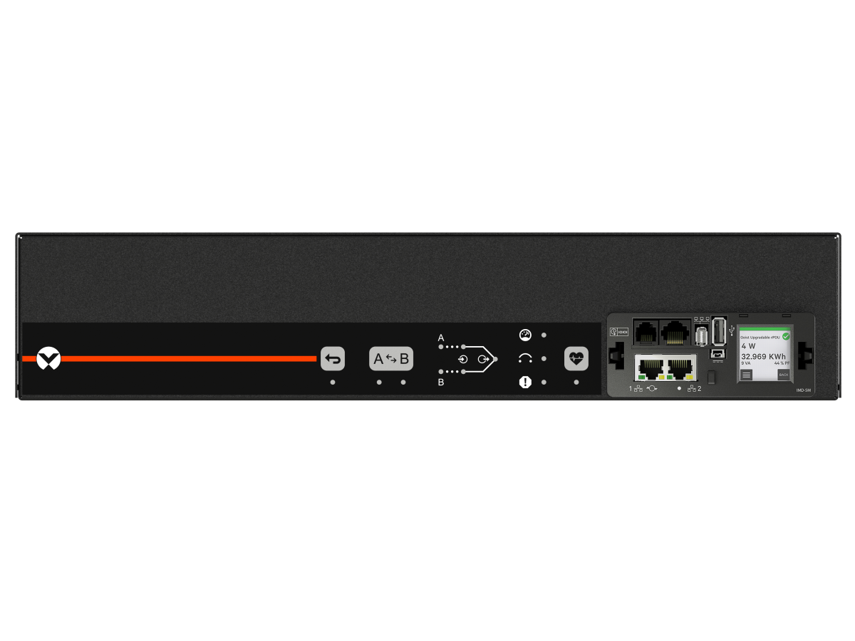 Vertiv Rack PDU - 1U, 120V, 20A, L5-20P, (20) NEMA 5-20R, Monitored UNIT Level