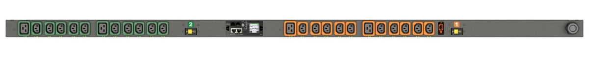 Vertiv Rack PDU - 0U, 208V, 30A, L6-30P, (20) Locking IEC C13, (4) Locking IEC C19, Switched UNIT Level Monitoring EC