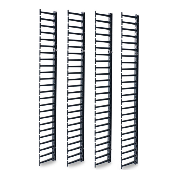 Gestionnaire de câbles vertical APC NetShelter AR7737, pour racks réseau NetShelter SX 48U, jeu de 4, 250 x 2045 x 170 mm