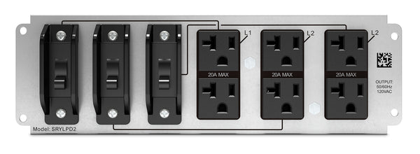 APC SRYLPD2 Backplate Kit with 6 NEMA 5-20R Outlets for Smart-UPS Modular Ultra
