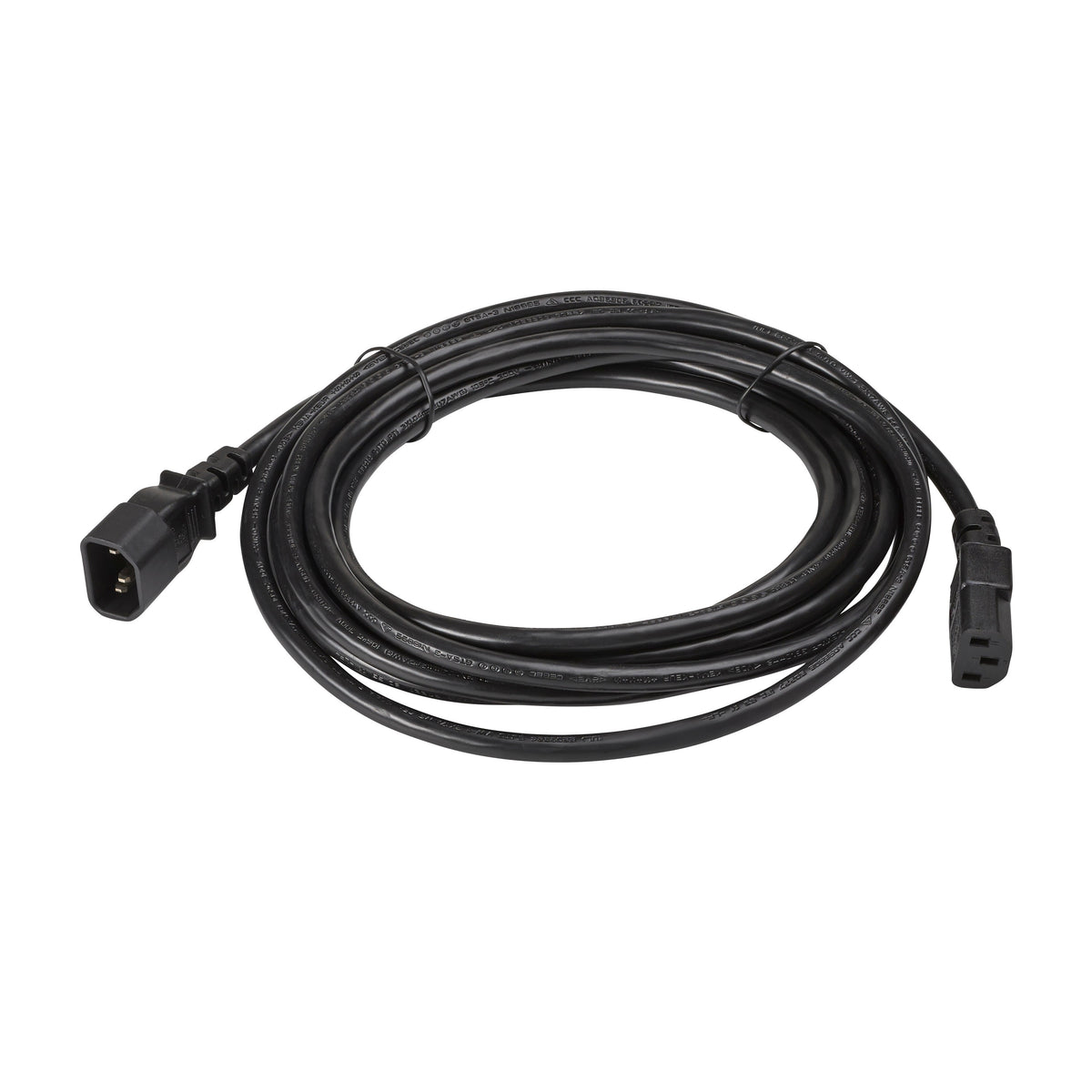 Eaton 010-0024 Power Cord, IEC320-C14 to IEC320-C13, 15 ft