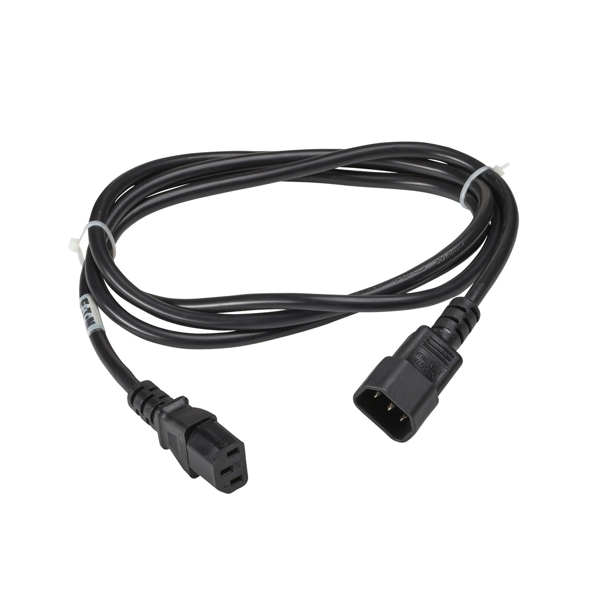 Eaton 010-0027 Power Cord, IEC320-C14 to IEC320-C13, 6 ft