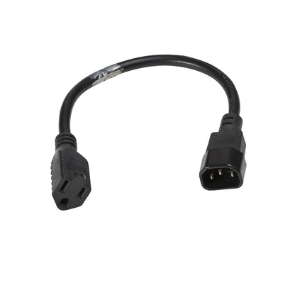 Eaton 010-0032 Cable Adapter, IEC320-C14 to 5-15R