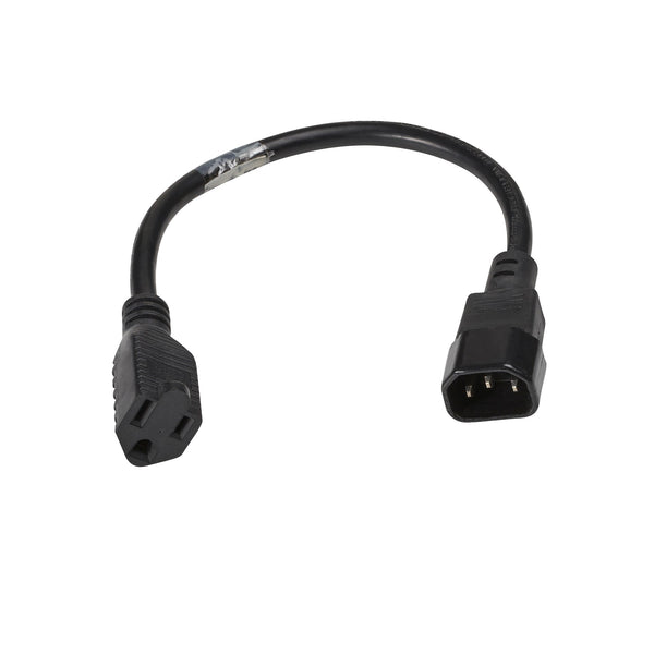 Eaton 010-0032 Câble adaptateur, IEC320-C14 vers 5-15R