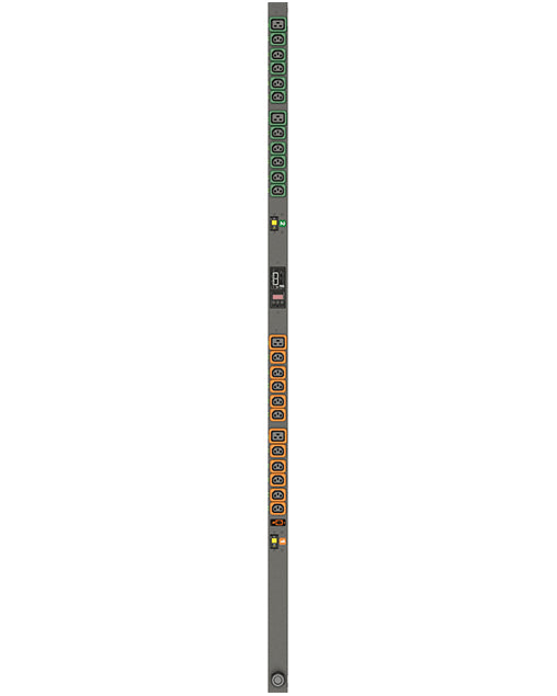 PDU de rack commuté Vertiv Geist VP8641, 24 prises, fiche NEMA L6-30P, 208 V, 30A, vertical