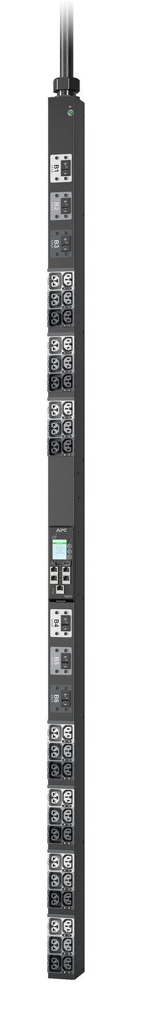 PDU de rack Advanced Gen 2 APC NetShelter APDU11451ME, avec compteur, 3 phases, 14,4 kW, 208 V 50A, CS8365C, 42 prises