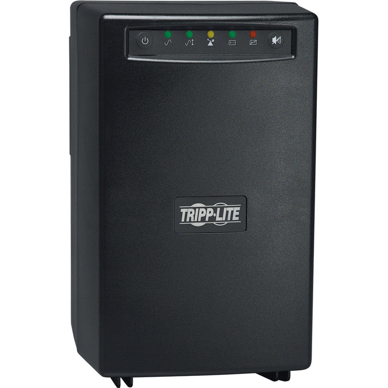 Tripp Lite by Eaton SmartPro 1500VA UPS - SMART1500 - Line-interactive UPS, 120 V AC, Tower, 120 V AC, NEMA 5-15P, SmartPro, 20 Minute, 7 Minute, 1.50 kVA/980 W-UPSPLUSBATTERY