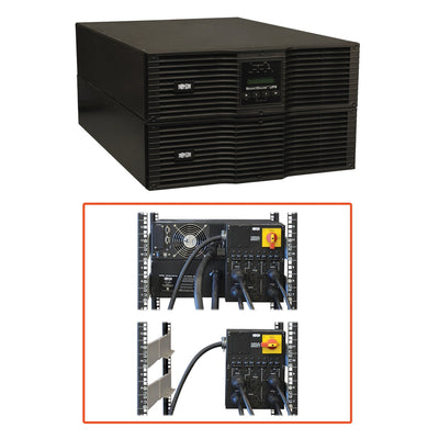 Tripp Lite SmartOnline SU8000RT3U 8000VA Tower/Rack Mountable UPS - SU8000RT3U - Double Conversion Online UPS, 220 V AC, Tower, 6U, 240 V AC, Hardwired, SmartOnline, 15 Minute, 6 Minute, 8 kVA/6.40 kW-UPSPLUSBATTERY