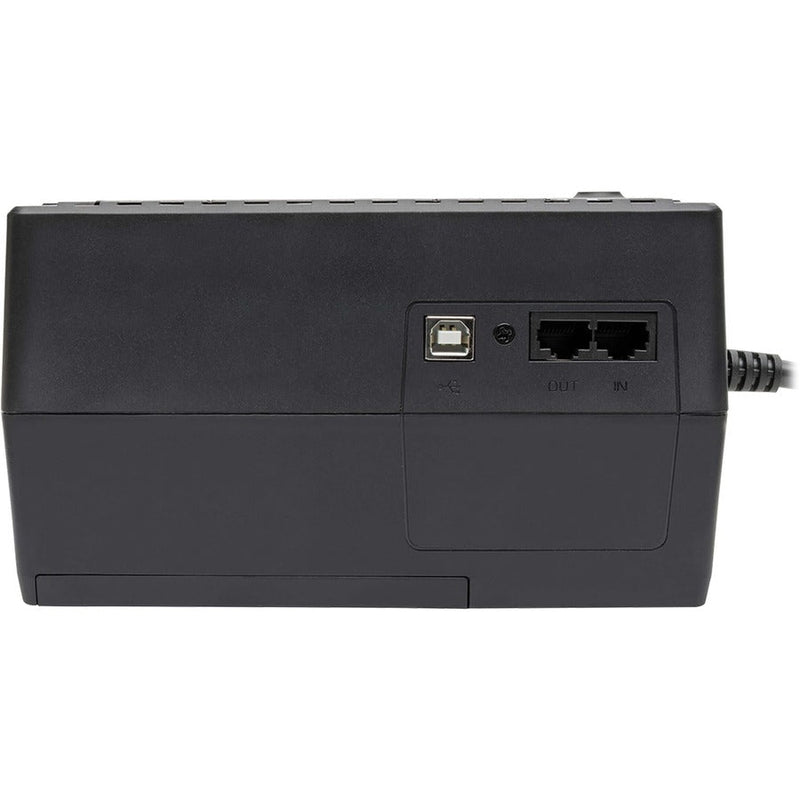 Tripp Lite Internet Office INTERNET600U 600VA Mini Desktop UPS - INTERNET600U - Standby UPS, 110 V AC, Mini Desktop, 120 V AC, NEMA 5-15P, Internet Office, 4.50 Minute, 1 Minute, 600 VA/300 W-UPSPLUSBATTERY