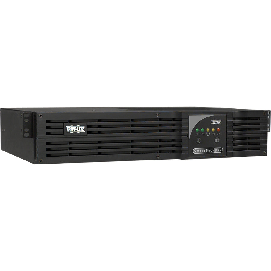 Tripp Lite SMART1500CRMXL 1500VA Tower/Rack-mountable UPS - SMART1500CRMXL - Line-interactive UPS, 110 V AC, Rack/Tower, 2U, 120 V AC, NEMA 5-15P, 14 Minute, 6 Minute, 1.50 kVA/1.44 kW-UPSPLUSBATTERY