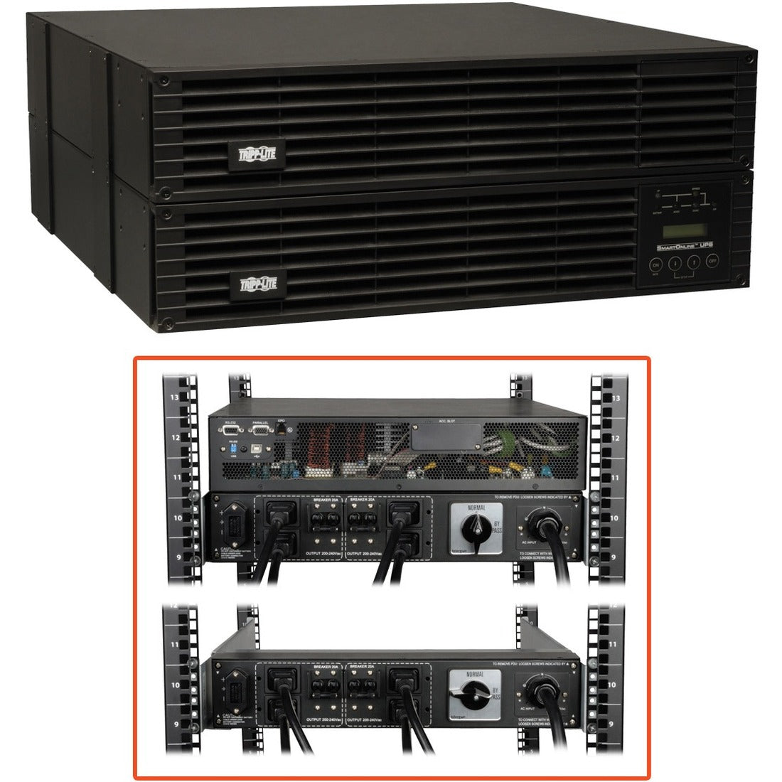 Tripp Lite by Eaton SmartOnline EZ SU6000RT4UHVG 6000 VA Tower/Rack Mountable UPS - SU6000RT4UHVG-UPSPLUSBATTERY