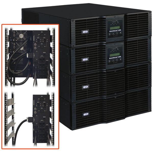 Tripp Lite SmartOnline EZ SU20KRT 20kVA Tower/Rack Mountable UPS - SU20KRT - Double Conversion Online UPS, 220 V AC, Rack/Tower, 200 V AC,208 V AC,220 V AC,230 V AC,240 V AC, Hardwired, SmartOnline EZ, 12.50 Minute, 4.30 Minute, 20 kVA-UPSPLUSBATTERY