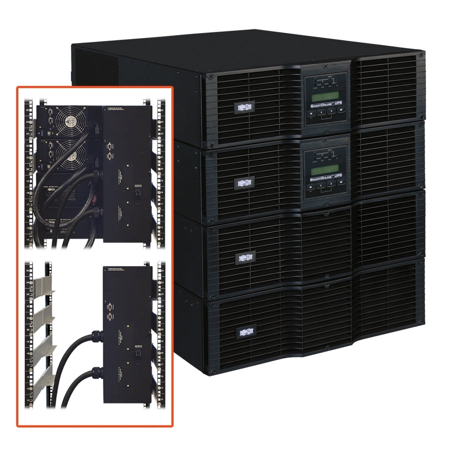 Tripp Lite by Eaton SmartOnline EZ SU20KRTHW 20kVA Tower/Rack Mountable UPS - SU20KRTHW - Double Conversion Online UPS, 220 V AC, Rack/Tower, 200 V AC,208 V AC,220 V AC,230 V AC,240 V AC, Hardwired, SmartOnline EZ, 12.50 Minute, 4.30 Minute, 20 kVA-UPSPLUSBATTERY