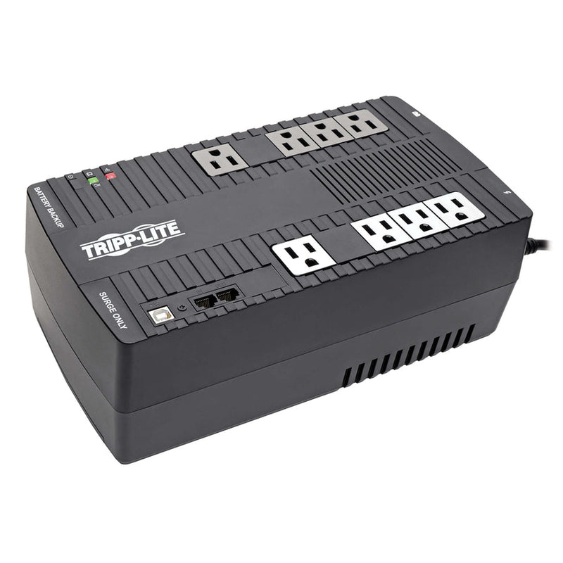 Tripp Lite by Eaton AVR700U 700 VA Desktop UPS - AVR700U - Line-interactive UPS, 110 V AC, Desktop, 120 V AC, NEMA 5-15P, AVR, 10 Minute, 2 Minute, 700 VA/350 W-UPSPLUSBATTERY