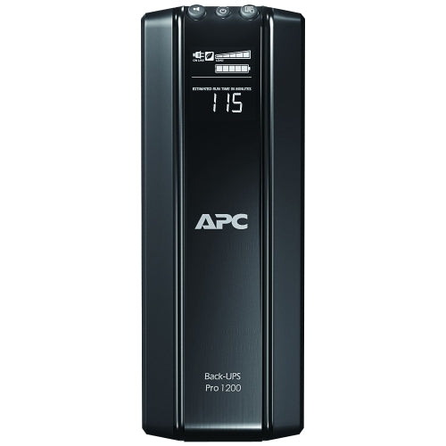 APC by Schneider Electric Back-UPS RS BR1200GI 1200VA Tower UPS - BR1200GI - Line-interactive UPS, Tower, 230 V AC, Back-UPS RS, 20 Minute, 8 Minute, 1.20 kVA/720 W