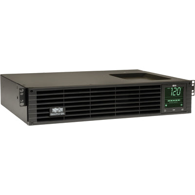 Tripp Lite SmartPro 1000RM2U UPS - SMART1000RM2U - Line-interactive UPS, 120 V AC, Sine Wave, 2U, 120 V AC, NEMA 5-15P, SmartPro, 15 Minute, 5.30 Minute, 1 kVA/800 W-UPSPLUSBATTERY