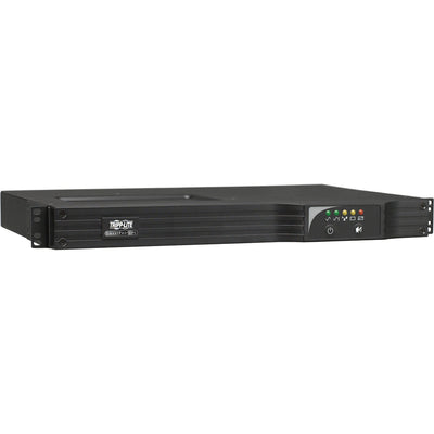 Tripp Lite by Eaton SmartPro SMART1000RM1U 1000VA Rack-mountable UPS - SMART1000RM1U - Line-interactive UPS, 120 V AC, Rack-mountable, Pure Sinusoidal, 1U, 110 V AC,115 V AC,120 V AC, NEMA 5-15P, SmartPro, 4 Minute, 1 kVA/800 W-UPSPLUSBATTERY