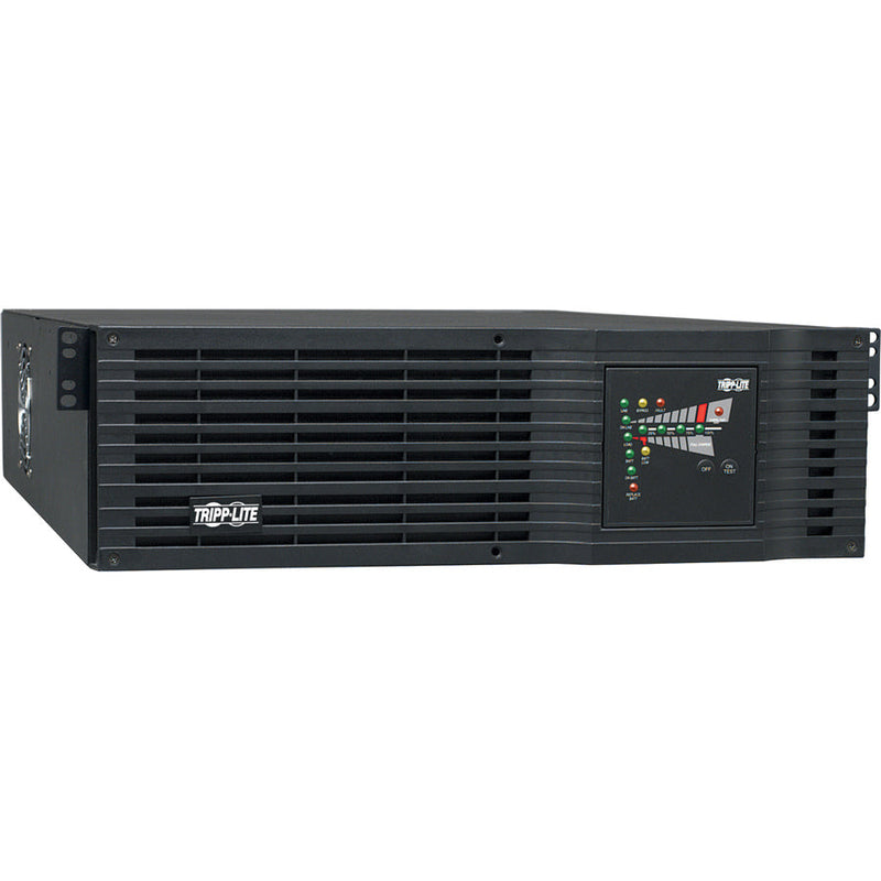 Tripp Lite by Eaton SmartOnline SU3000RTXR3UHW 3000 VA Tower/Rack Mountable UPS - SU3000RTXR3UHW - Double Conversion Online UPS, 110 V AC, Rack/Tower, 3U, 120 V AC, Hardwired, SmartOnline, 30 Minute, 12 Minute, 3 kVA/2.40 kW-UPSPLUSBATTERY
